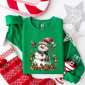 Cute Christmas Snowman Sweatshirt
