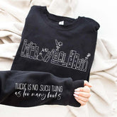 Floral Books There Is No Such Thing Sweatshirt