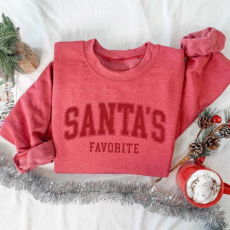 Santas Favorite Christmas Sweatshirt