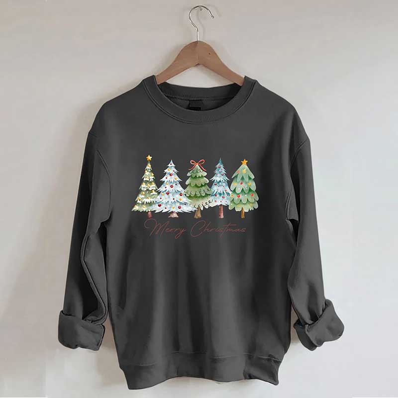 Merry Christmas Tree Sweatshirt