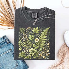 Botanical Fern & Wildflowe T-Shirt