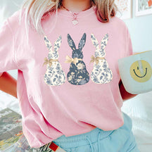 Comfort Colors Floral Bunny T-Shirt