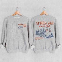 Retro Ski Lodge Warm Winter Sweatshirt