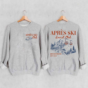 Retro Ski Lodge Warm Winter Sweatshirt