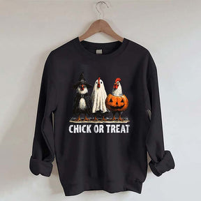 Retro Halloween Chicken Sweatshirt