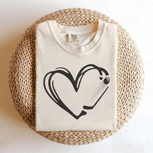 Hockey Heart Comfort Colors T-Shirt