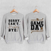Game Day Hockey Vibes Player Sweatshirt