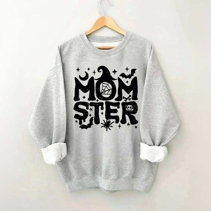 Halloween Momster Pumpkin Sweatshirt
