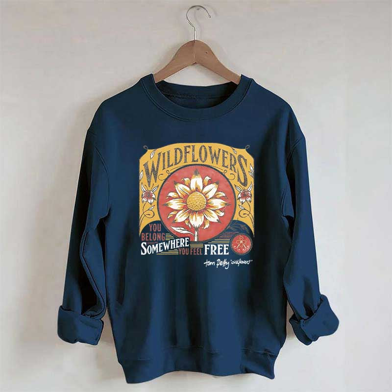 Tom Petty Wildflowers Natural Sweatshirt
