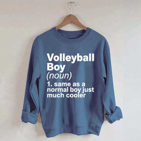 Volleyball Boy Definition Funny Sweatshirt