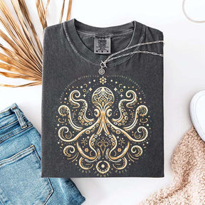 Comfort Colors Quiet Activism Mandala Ocean Lover T-Shirt