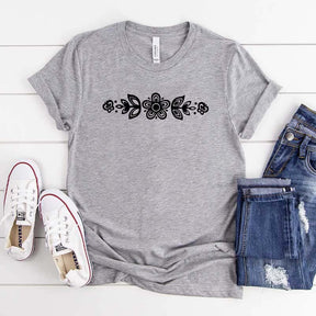 Butterfly Gold Pyrex Pattern T-Shirt