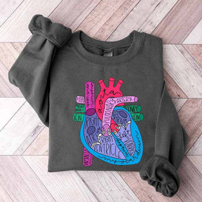 Heart Anatomy Sweatshirt