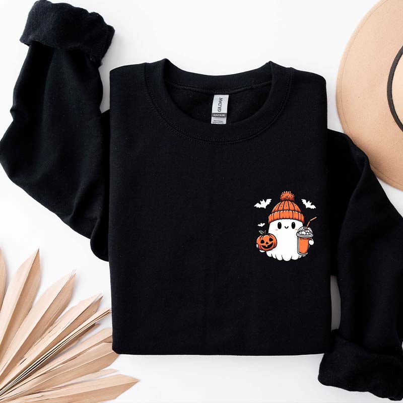 Little Ghost Ice Coffee Sweatshirt