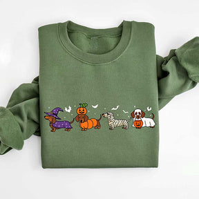 Dachshund Cute Ghost Dogs Sweatshirt
