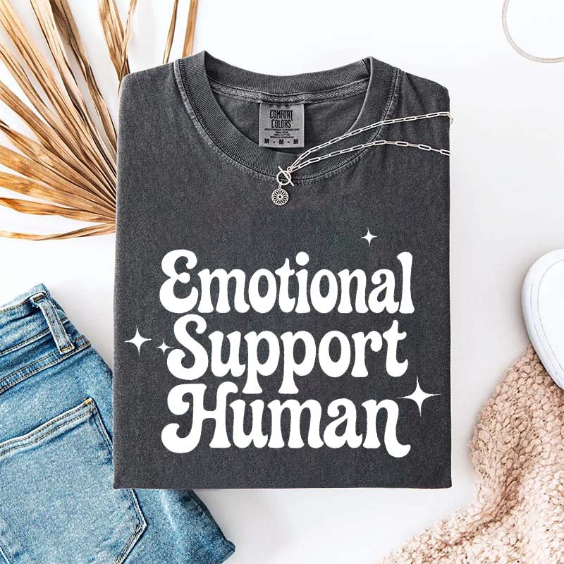 Emotional Support Human Minimalist T-Shirt