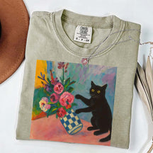 Comfort Colors Cat Artist T-Shirt
