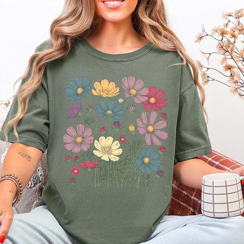 Comfort Colors Wildflower T-Shrit