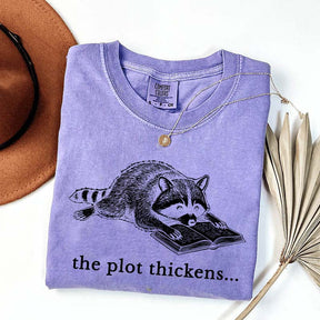 Comfort Colors Bookish Raccoon T-Shirt