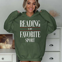Reading Is my Favorite Sport Hoodie