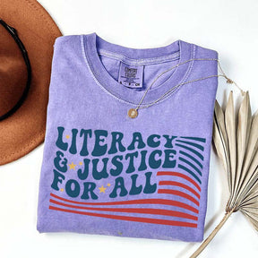 Literacy And Justice For All T-Shirt