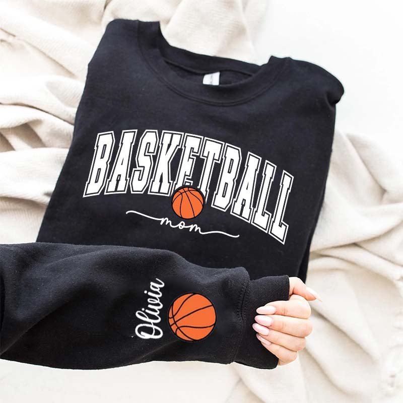 Personalized Basketball Mom Sweatshirt