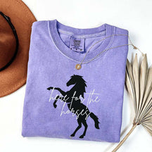 Horse Riding Cowgirl T-Shirt