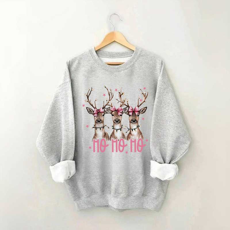 Ho Ho Ho Deer Sweatshirt