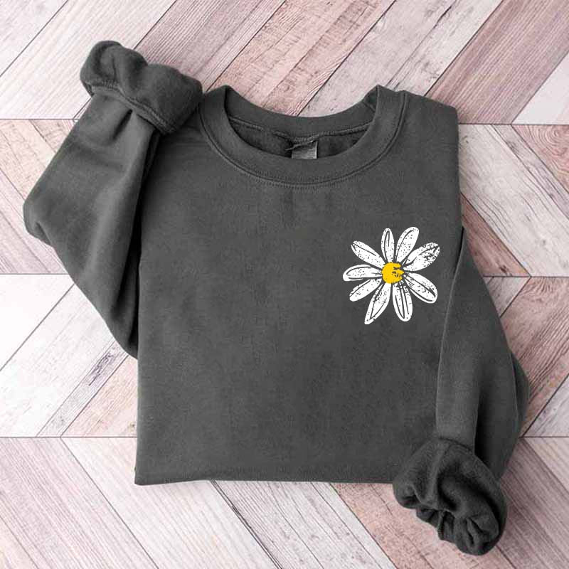 Daisy Retro Floral Sweatshirt