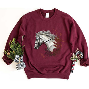 Horse Portrait Sweatshirt