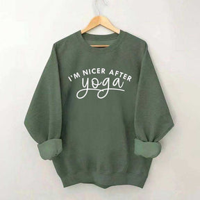 I'm Nicer After Yoga Sweatshirt