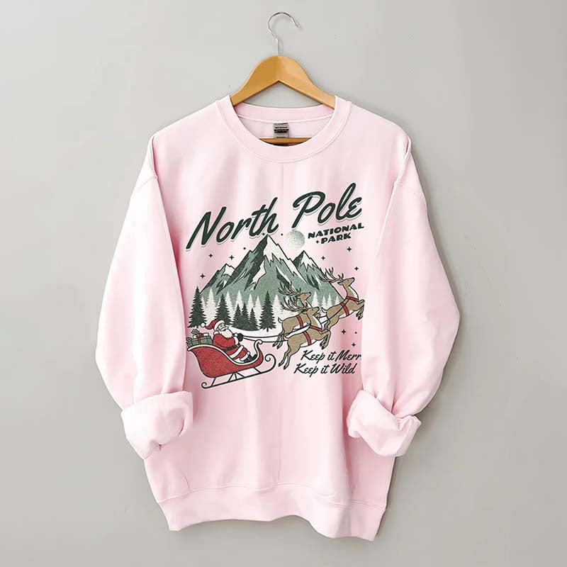North Pole National Park Christmas Sweatshirt