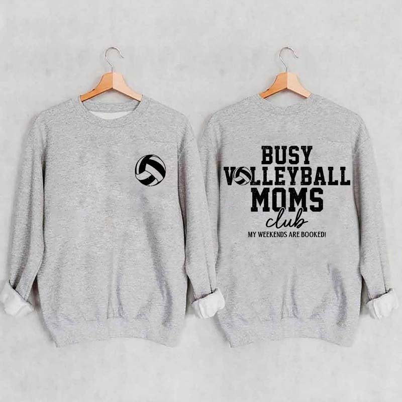 Busy Volleyball Mom Club Sweatshirt