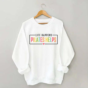 Pilates Mom Workout Yoga Sweatshirt
