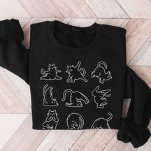 Cat Yoga Sweatshirt