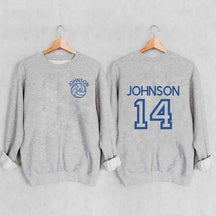 Custom Volleyball Mom Name and Number Sweatshirt