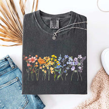 Wildflower LGBT Rainbow Floral T-Shirt