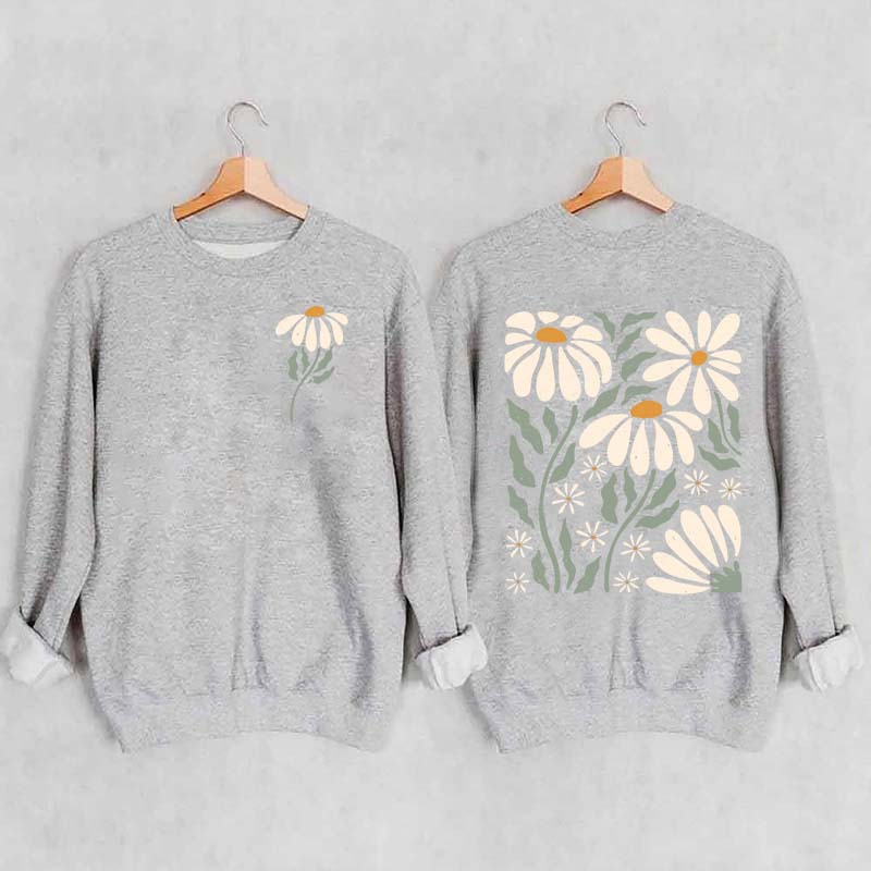 Comfort Colors Boho Daisy Sweatshirt
