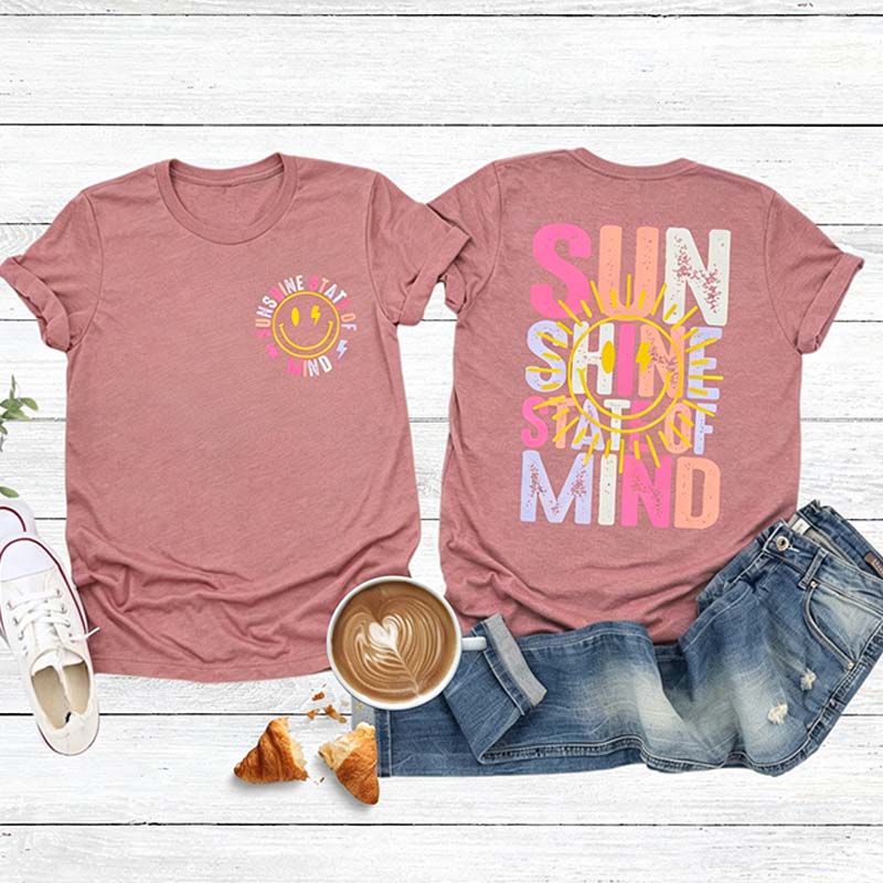 Sunshine State Of Mind Preppy Summer T-Shirt