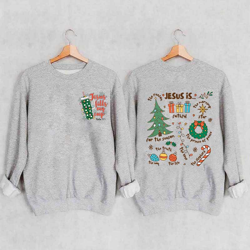 Retro Religious Christmas Sublimation Sweatshirt