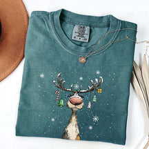 Comfort Colors Vintage Reindeer T-Shirt