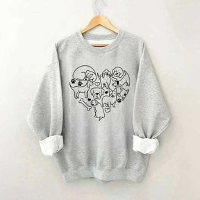 Dog Heart Lover Sweatshirt
