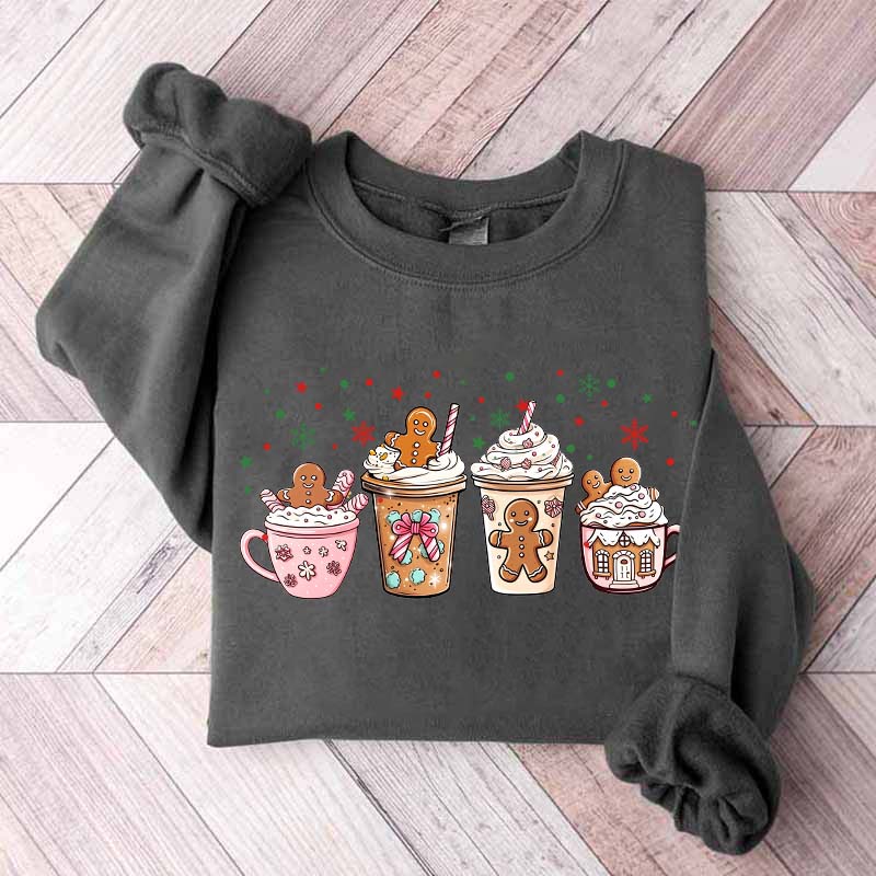 Gingerbread Christmas Coffee Cute Sweatshirt