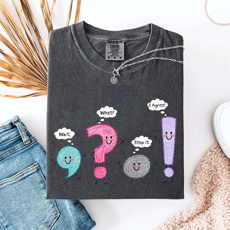 Punctuation English Teacher T-Shirt