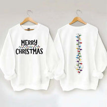 Light Merry Christmas Sweatshirt