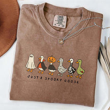 Just A Spooky Goose Halloween T-Shirt