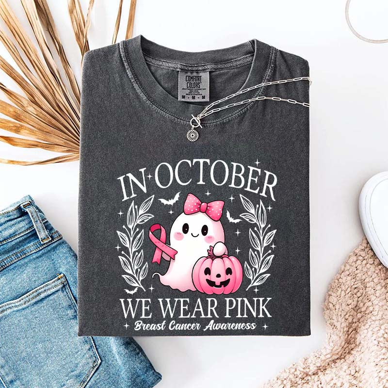 In October We Wear Pink Ghost T-Shirt
