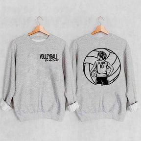 Personalized Volleyball Mom Name & Number Sweatshirt