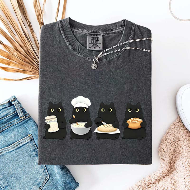 Black Cats Sourdough T-Shirt