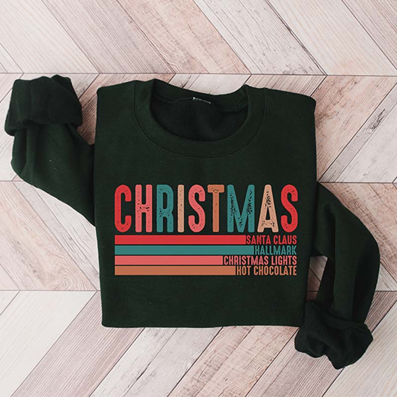 Retro Christmas Santa Clause Sweatshirt